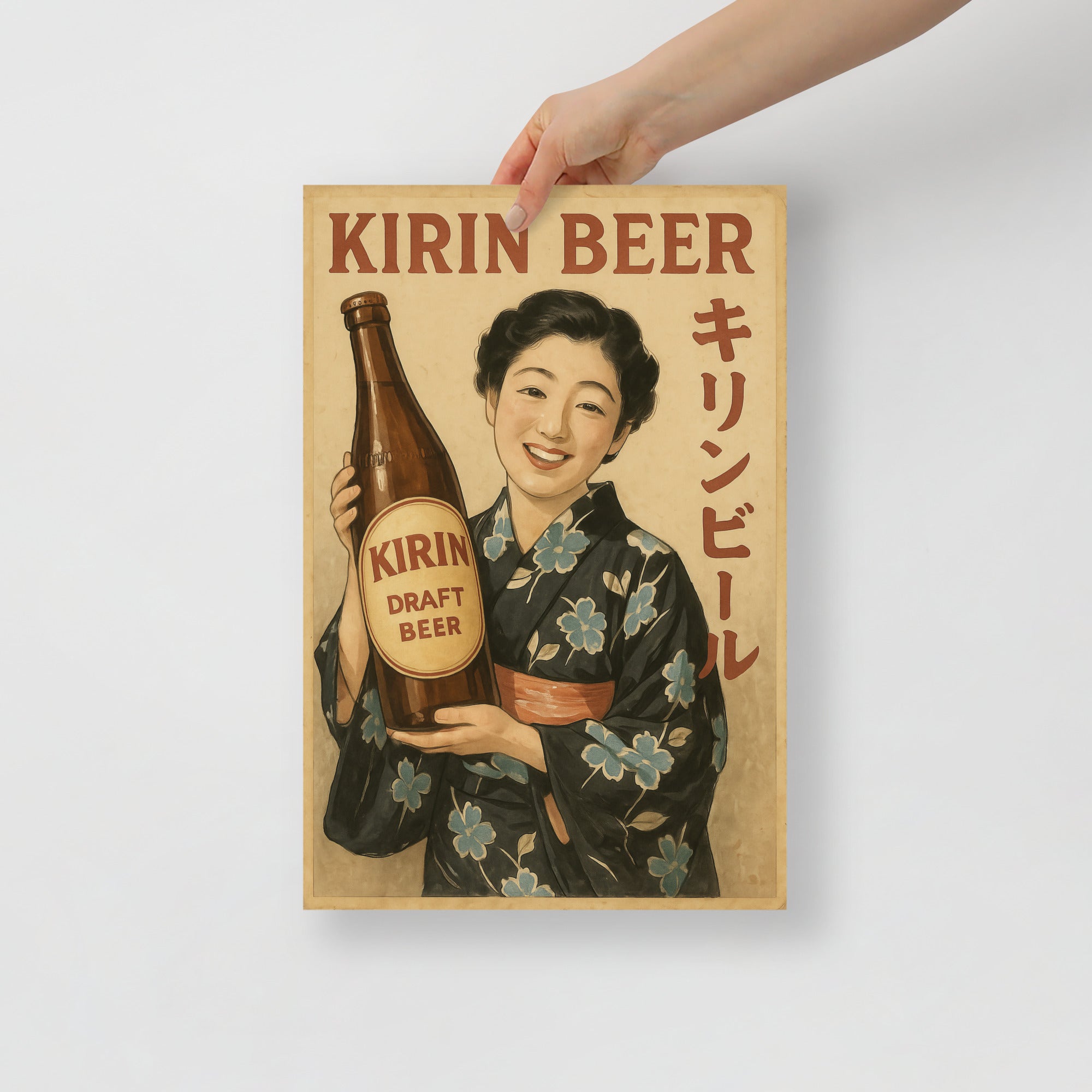 KIRIN ビール ポスター 昭和レトロ風　4種類 KIRIN ビール ポスター 昭和レトロ風 4種類 - メルカリ