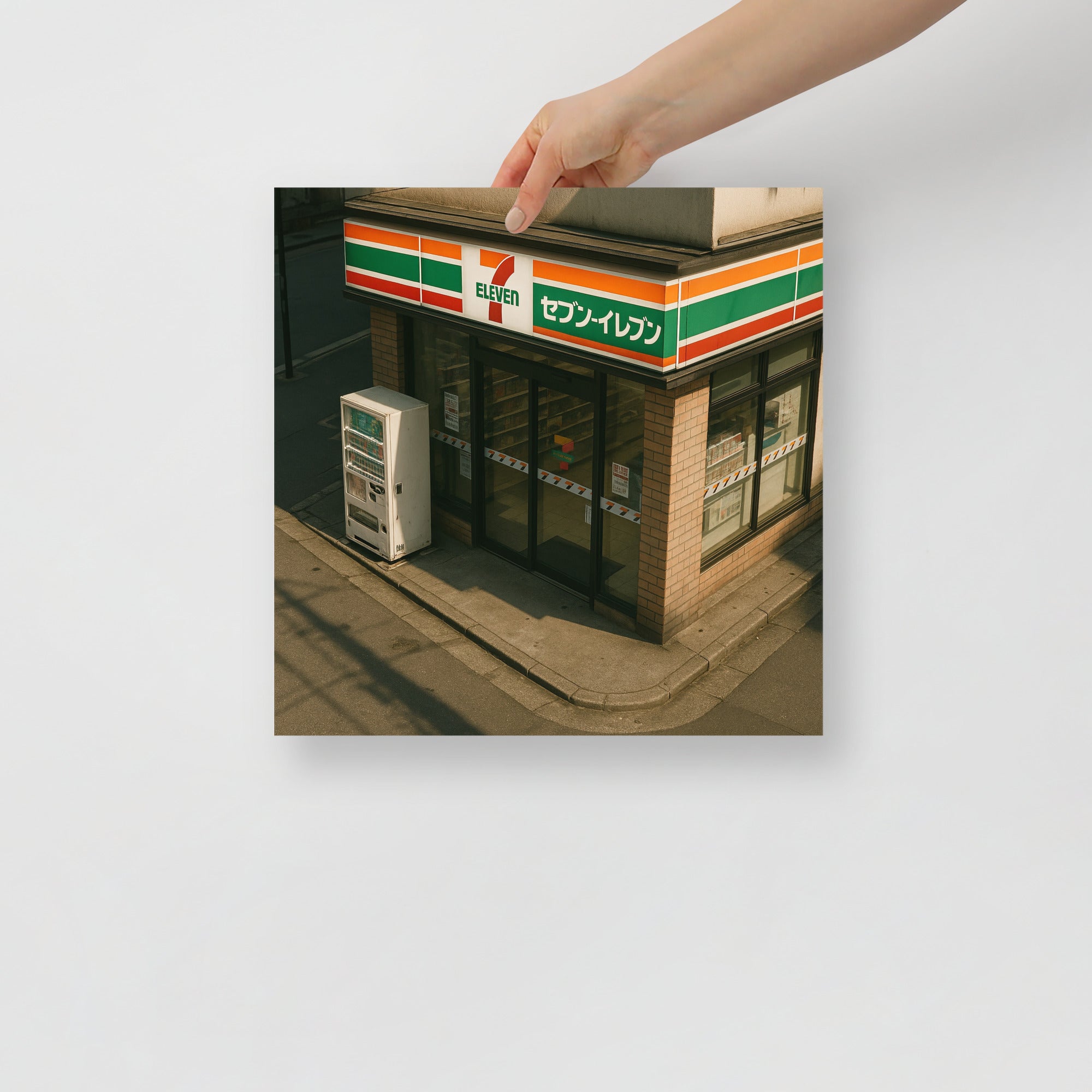 7-Eleven Snapshot Poster – Everyday Japanese Street Scene Art